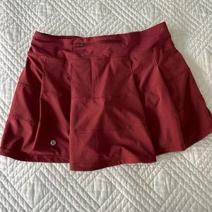 Lululemon Pace Rival skirt 8L